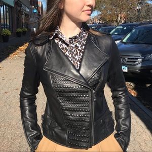Lamb leather jacket